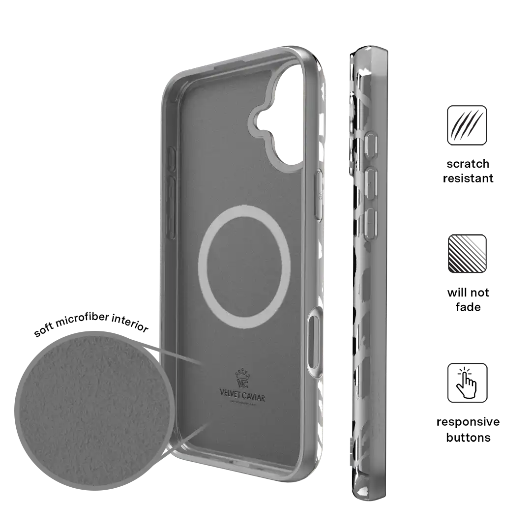 Chrome Leopard iPhone Case