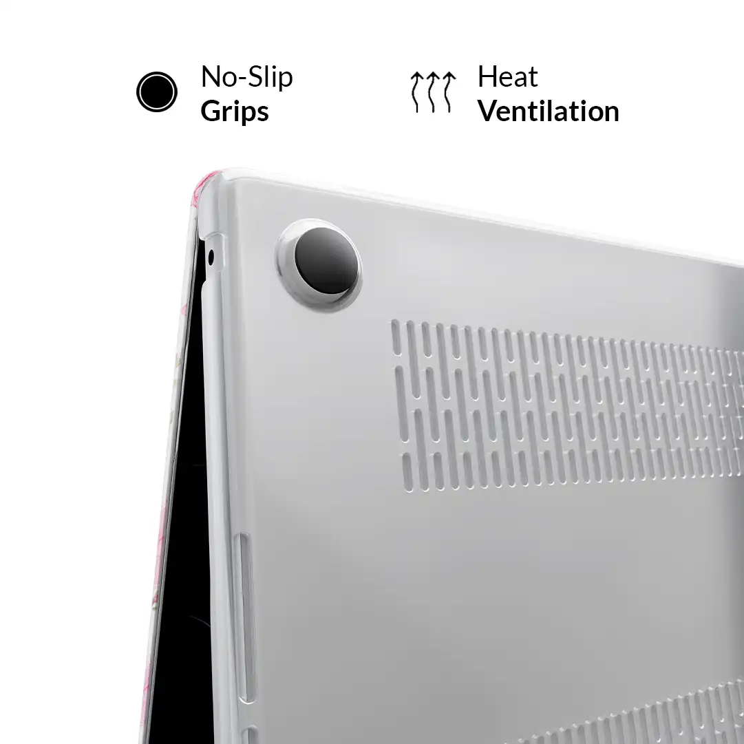 Posie Pink Bows MacBook Case