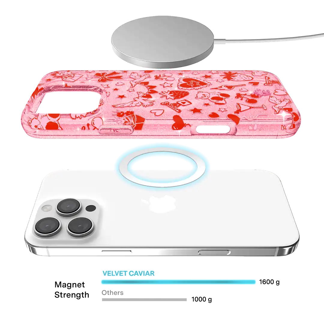 Be Mine Glitter iPhone Case