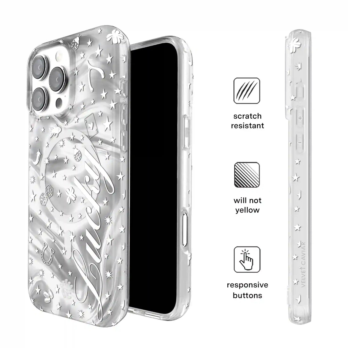 Lucky Girl Holo iPhone Case
