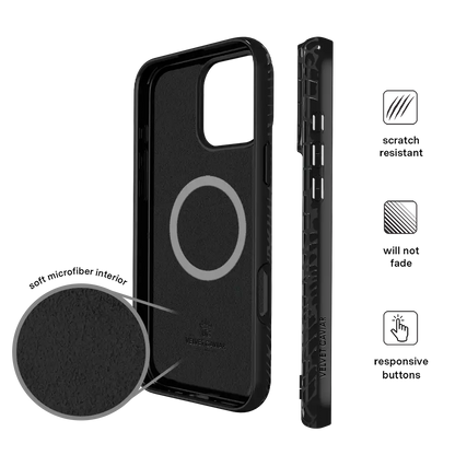 Black Croc iPhone Case