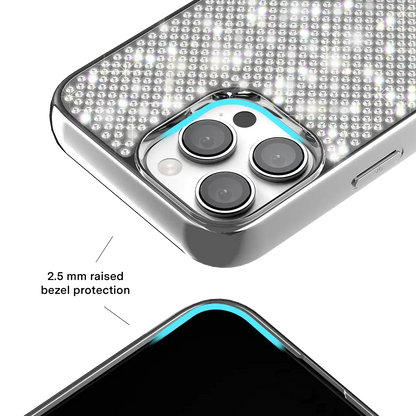Chrome Caviar Crystals iPhone Case