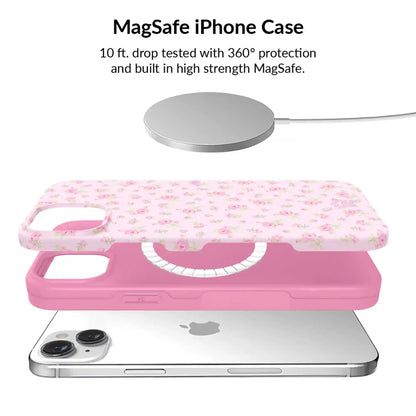 Dainty Pink Floral iPhone Bundle Set
