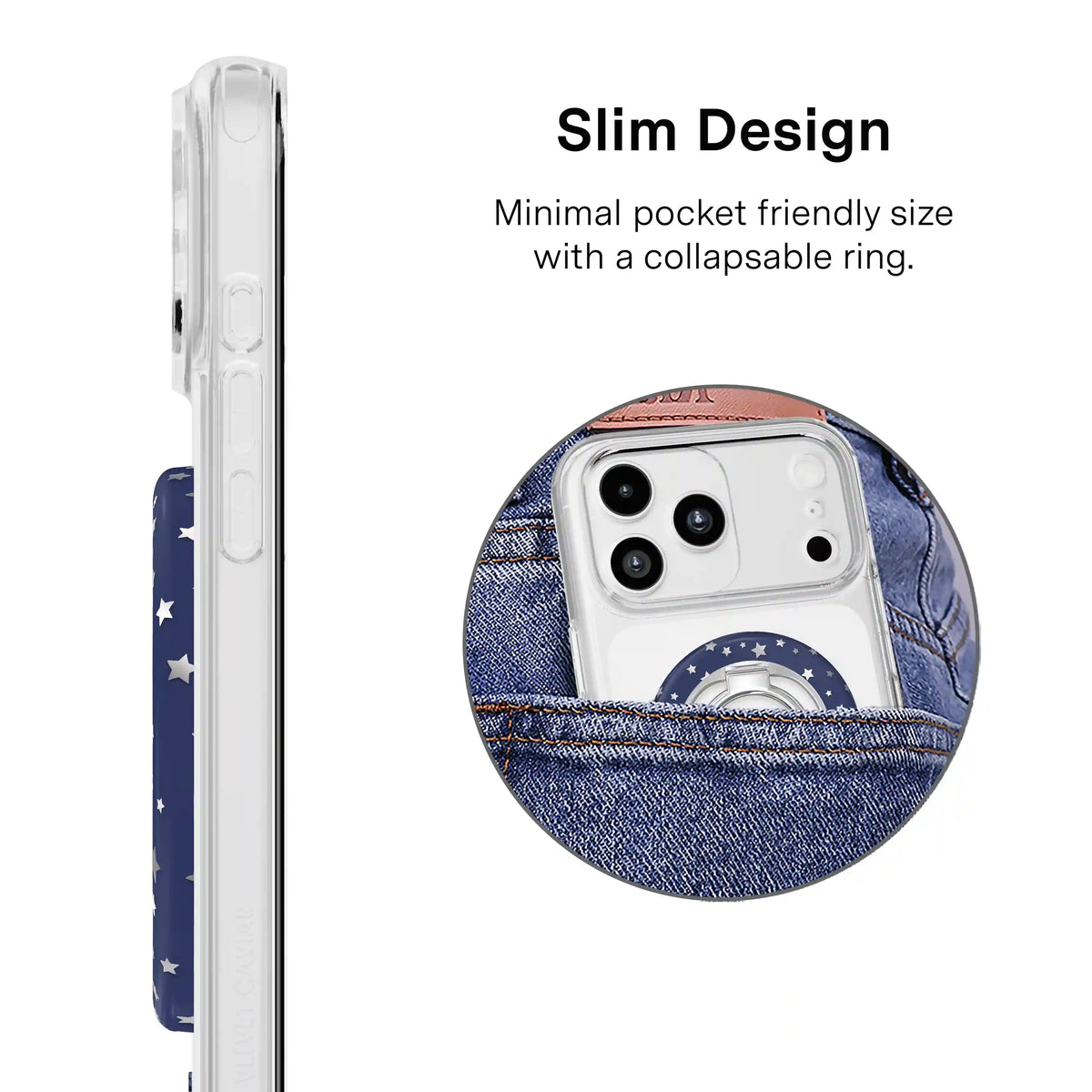 Midnight Stars MagSafe Grip Ring