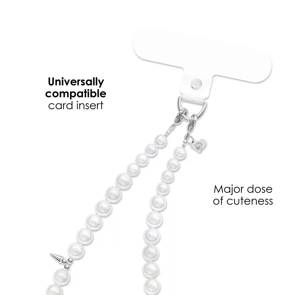 Pearl Spike Phone Charm