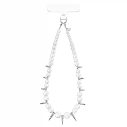 Pearl Spike Phone Charm