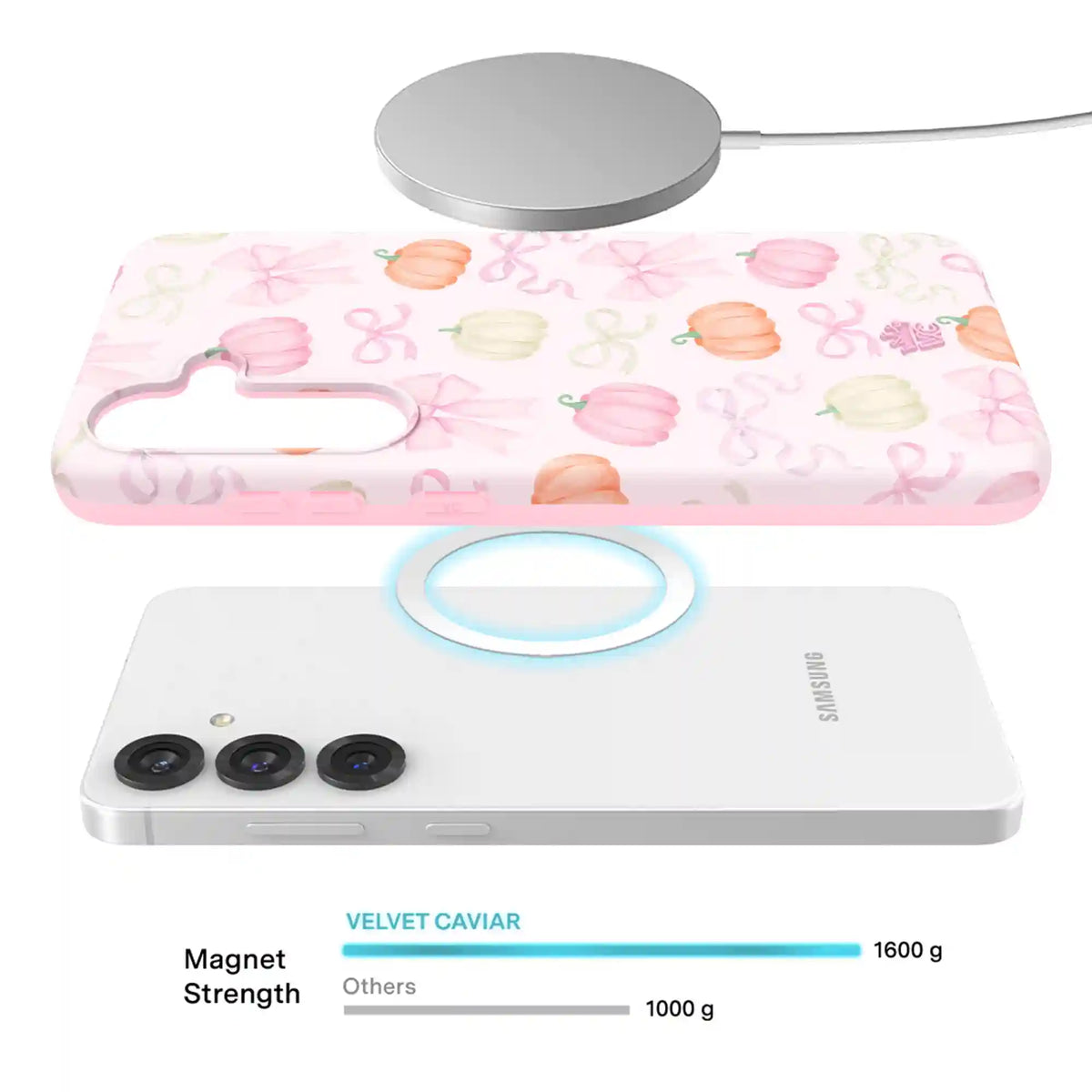 Pink Pumpkin Princess Samsung Case