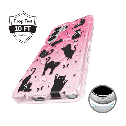 Lucky Kittens Glitter Samsung Case