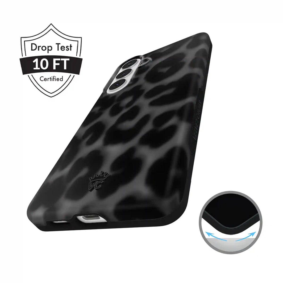 It Girl Black Leopard Samsung Case