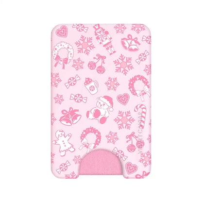 Pink Christmas MagSafe Wallet