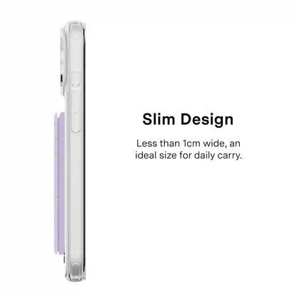 Lilac Celestial Stars MagSafe Wallet