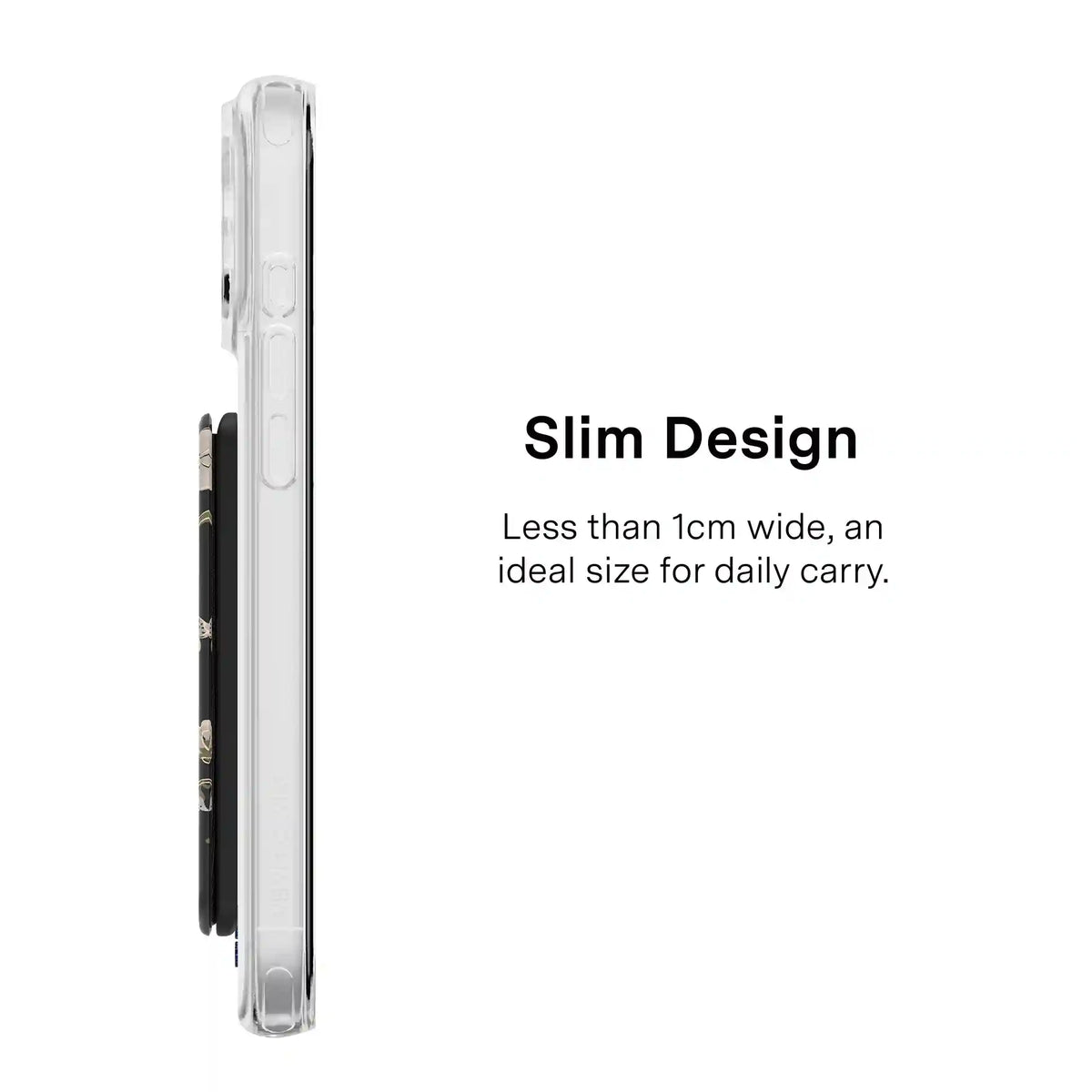 Nightbloom Gold Chrome Floral MagSafe Wallet
