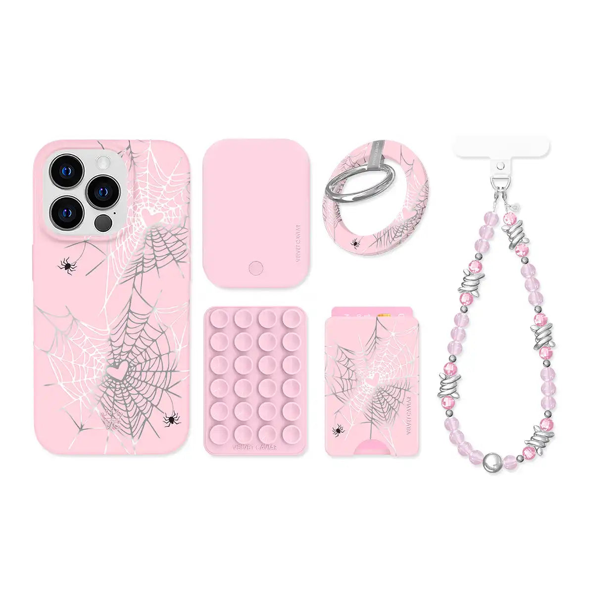 Widow’s Web Chrome iPhone Bundle Set