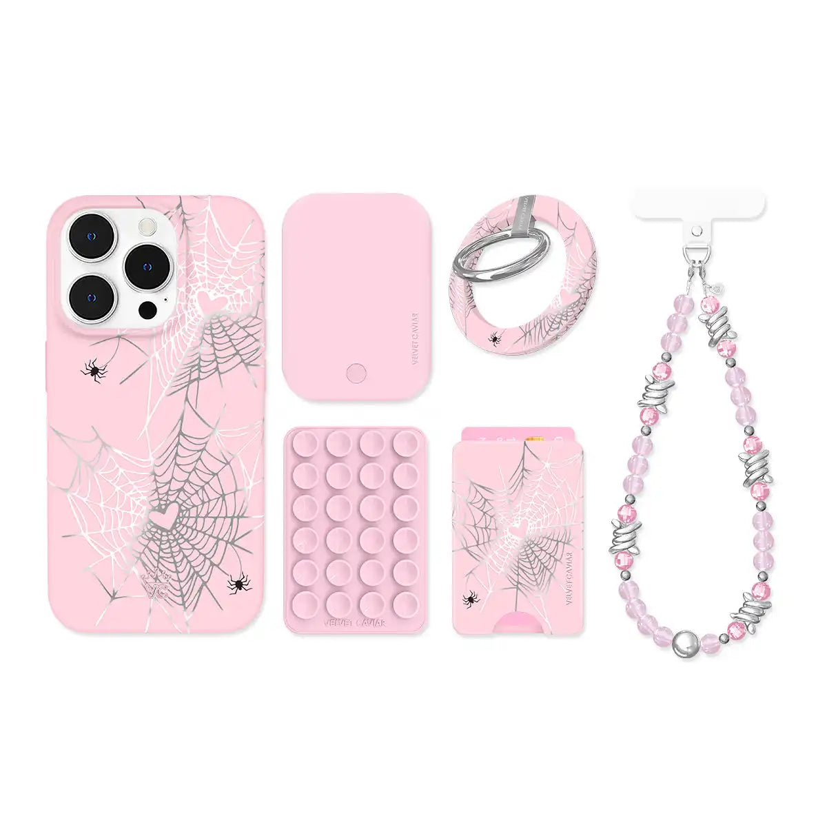 Widow’s Web Chrome iPhone Bundle Set