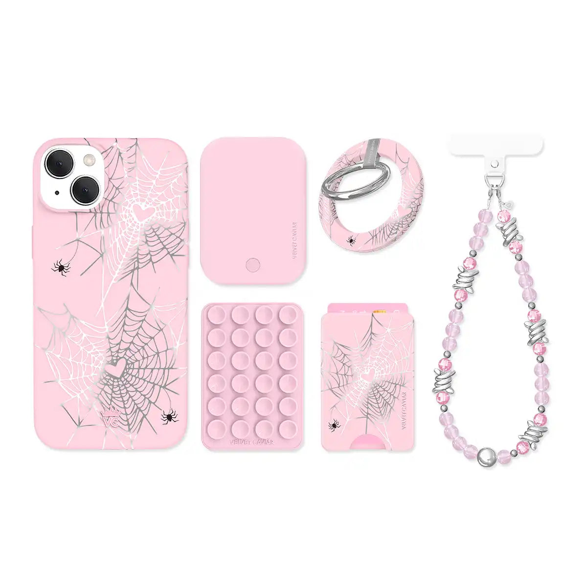 Widow’s Web Chrome iPhone Bundle Set