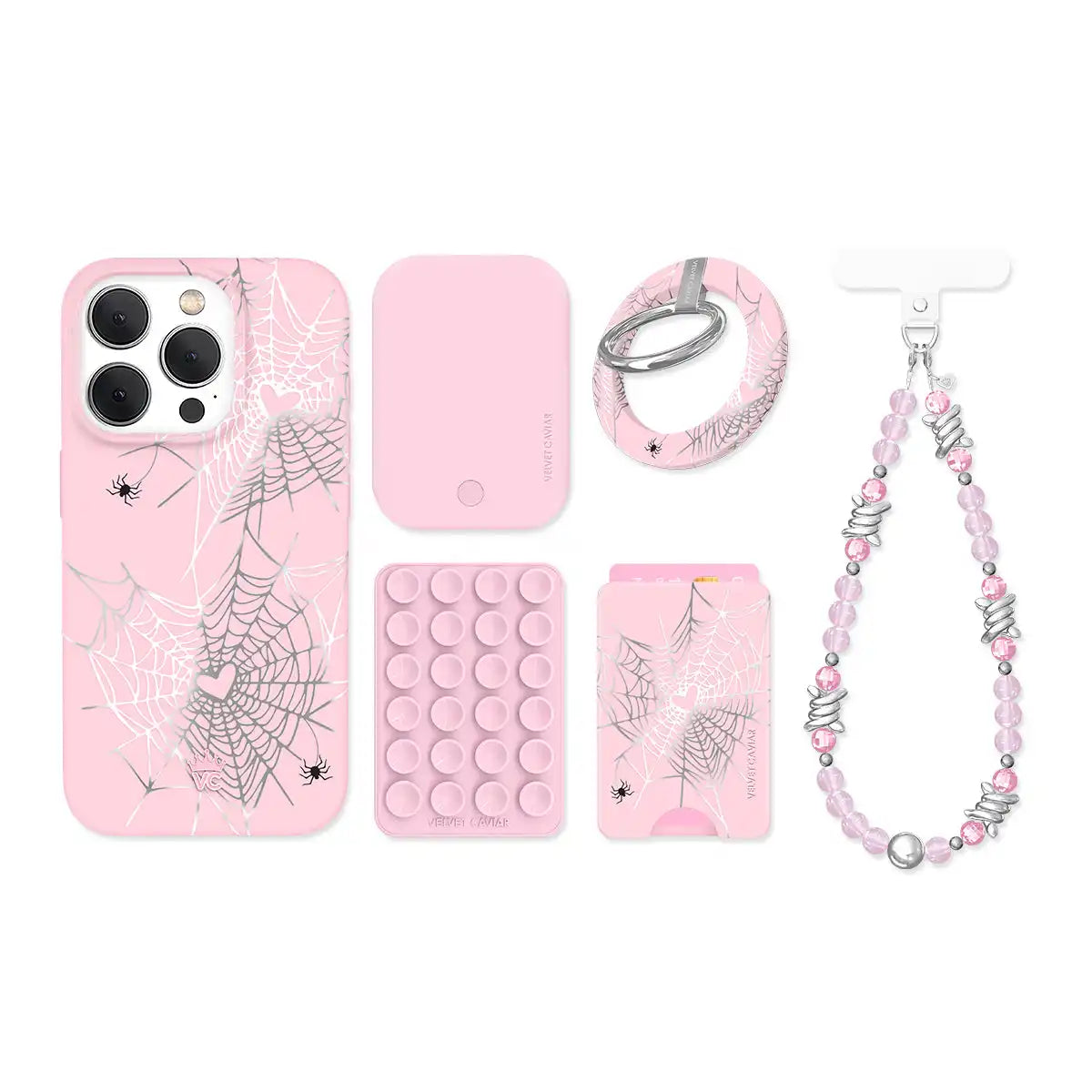 Widow’s Web Chrome iPhone Bundle Set