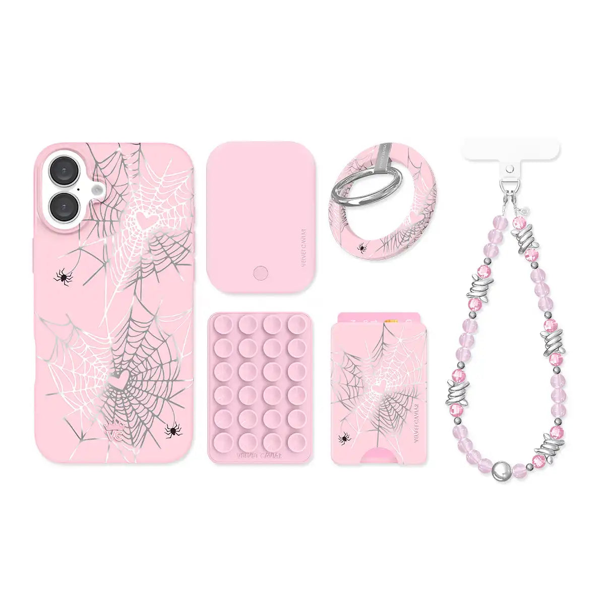 Widow’s Web Chrome iPhone Bundle Set