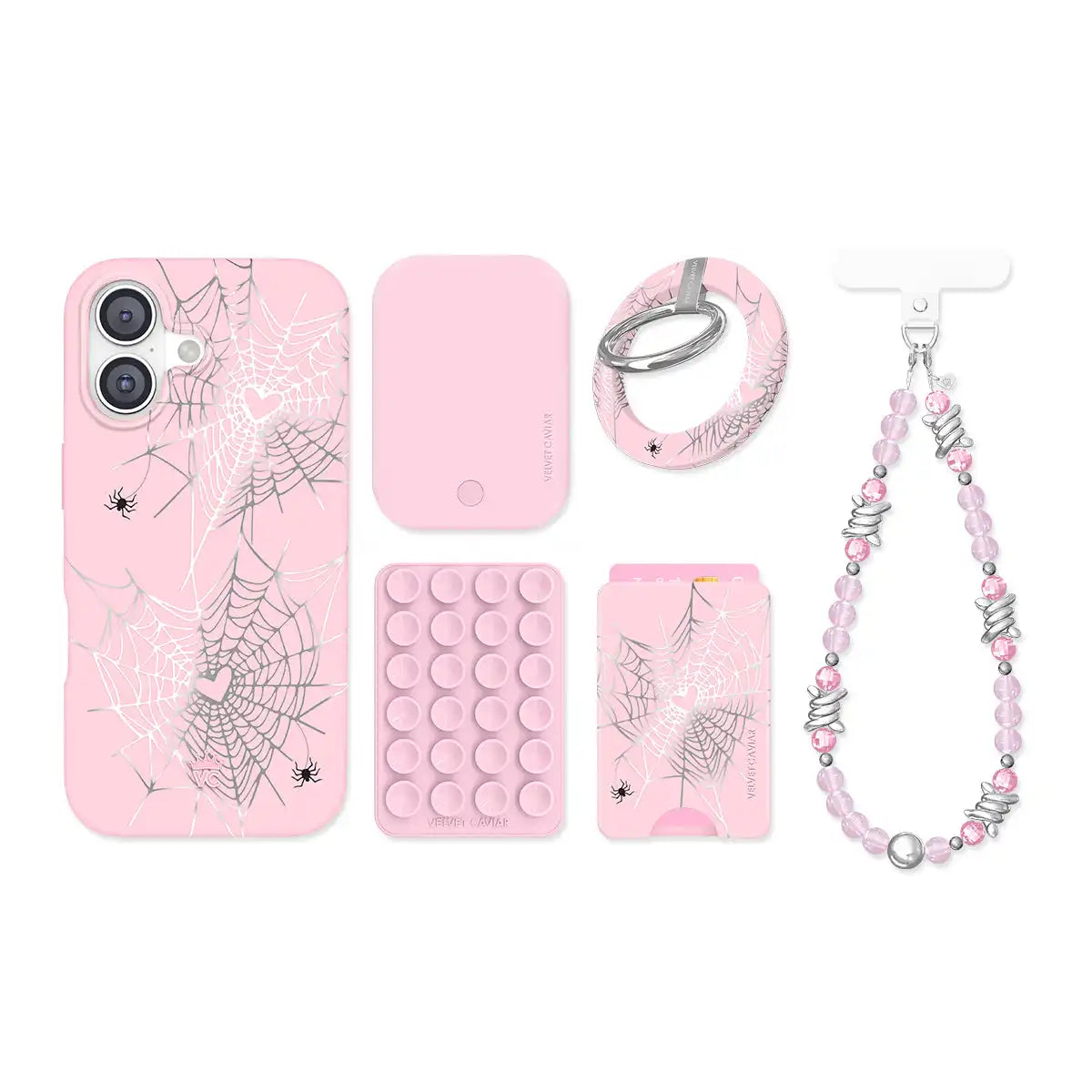 Widow’s Web Chrome iPhone Bundle Set