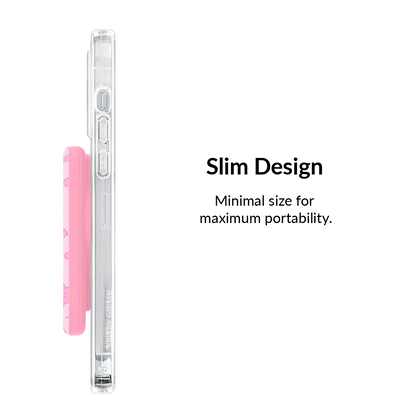 Pink Cherry Blossom Portable MagSafe Charger Power Pack