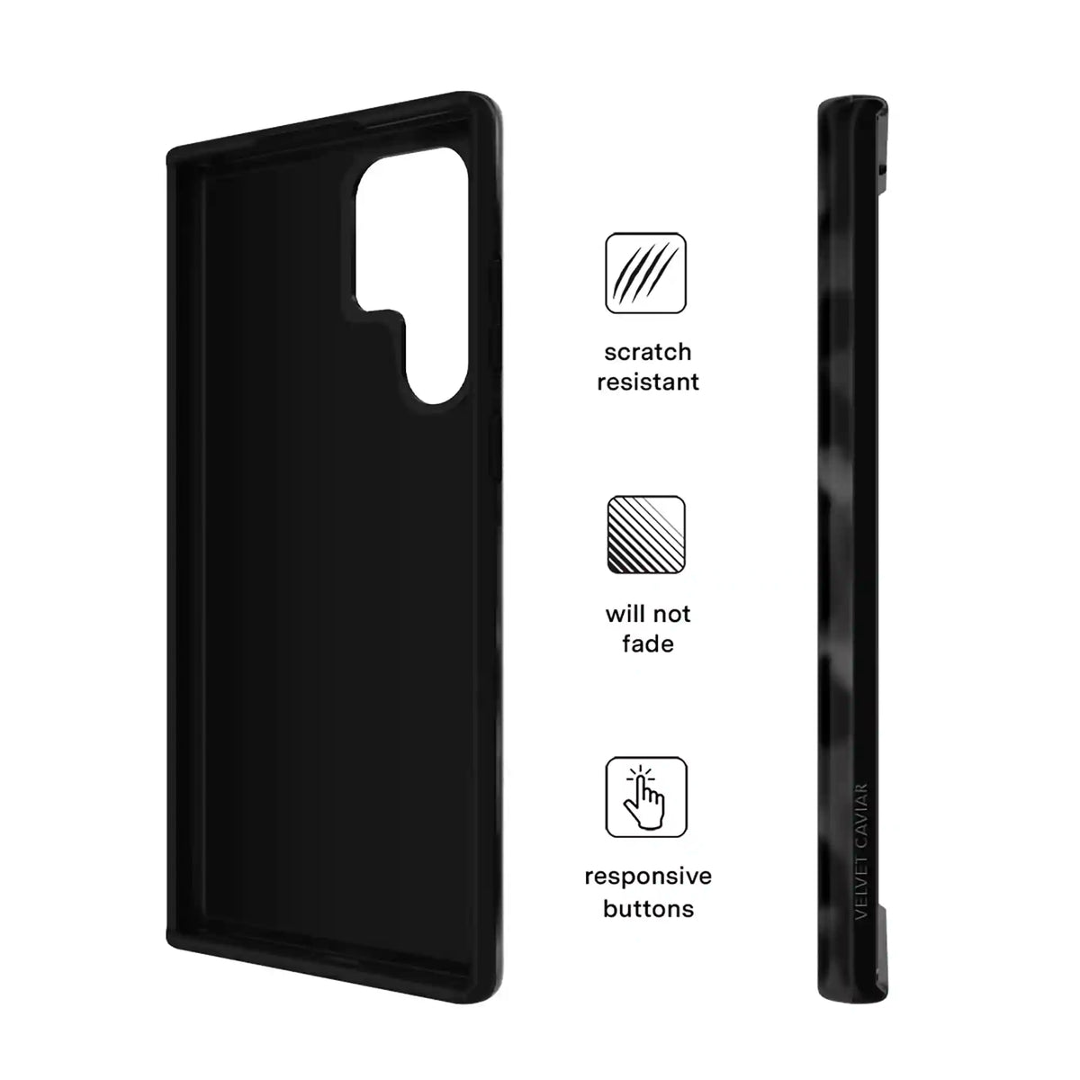 It Girl Black Leopard Samsung Case