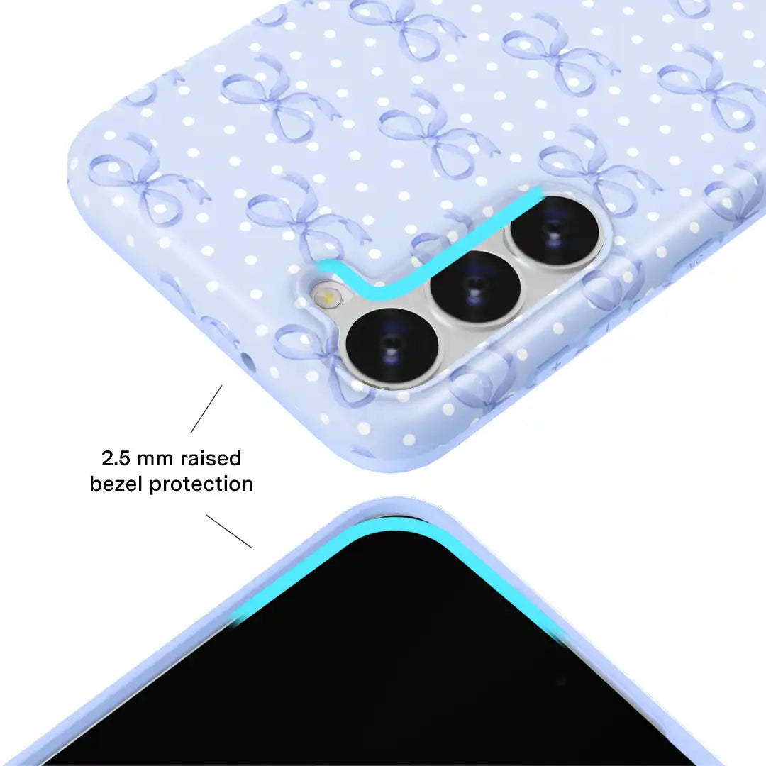 Lovely Blue Bows Samsung Case