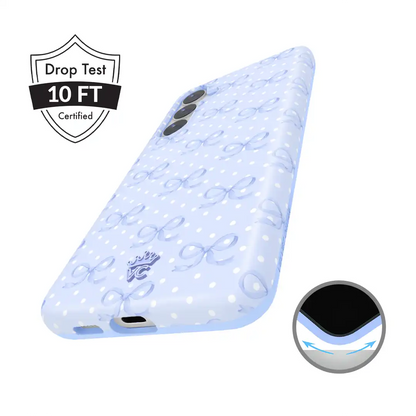 Lovely Blue Bows Samsung Case