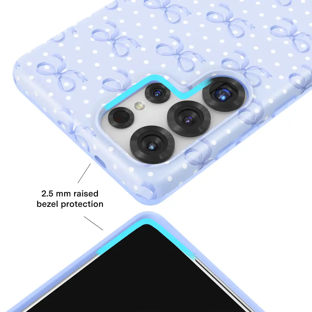 Lovely Blue Bows Samsung Case
