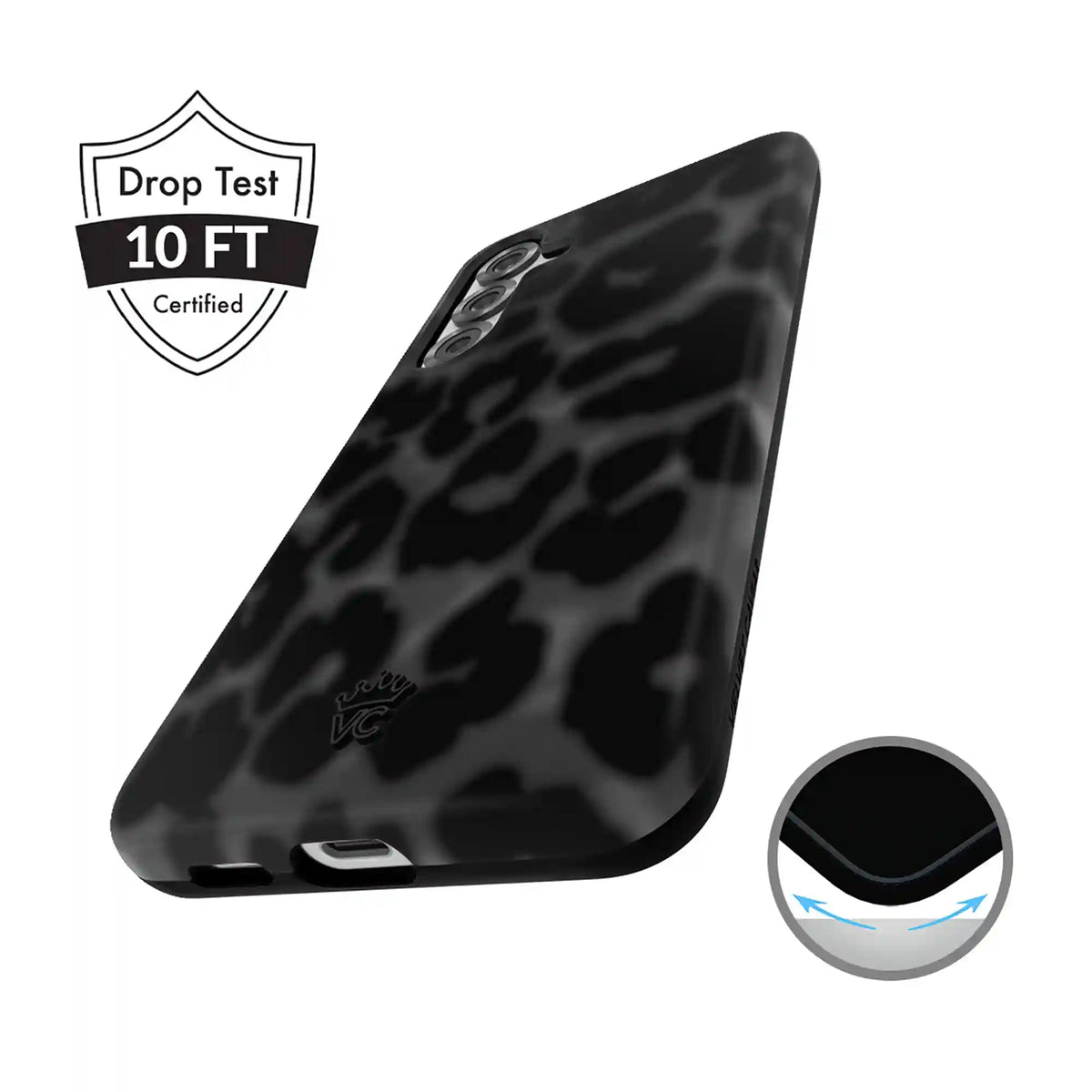 It Girl Black Leopard Samsung Case