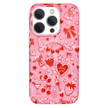 Be Mine Glitter iPhone Case