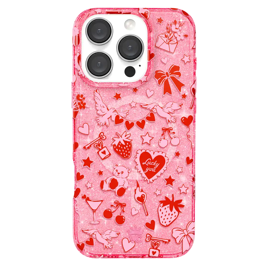 Be Mine Glitter iPhone Case