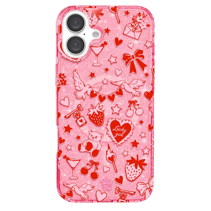 Be Mine Glitter iPhone Case